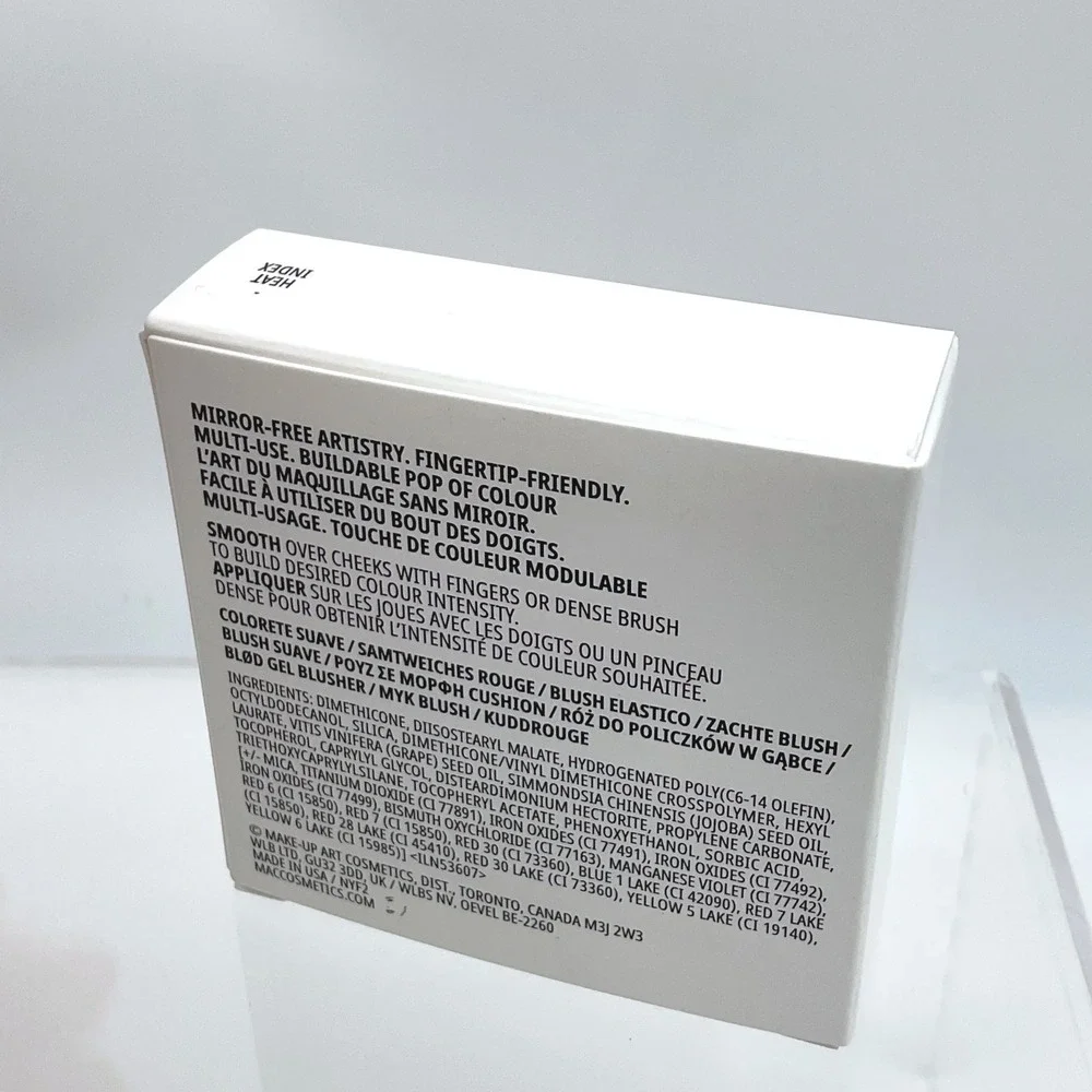MAC Glow Play Cushiony Blush Heat Index Bright Pink 0.25oz New in‎ Box
